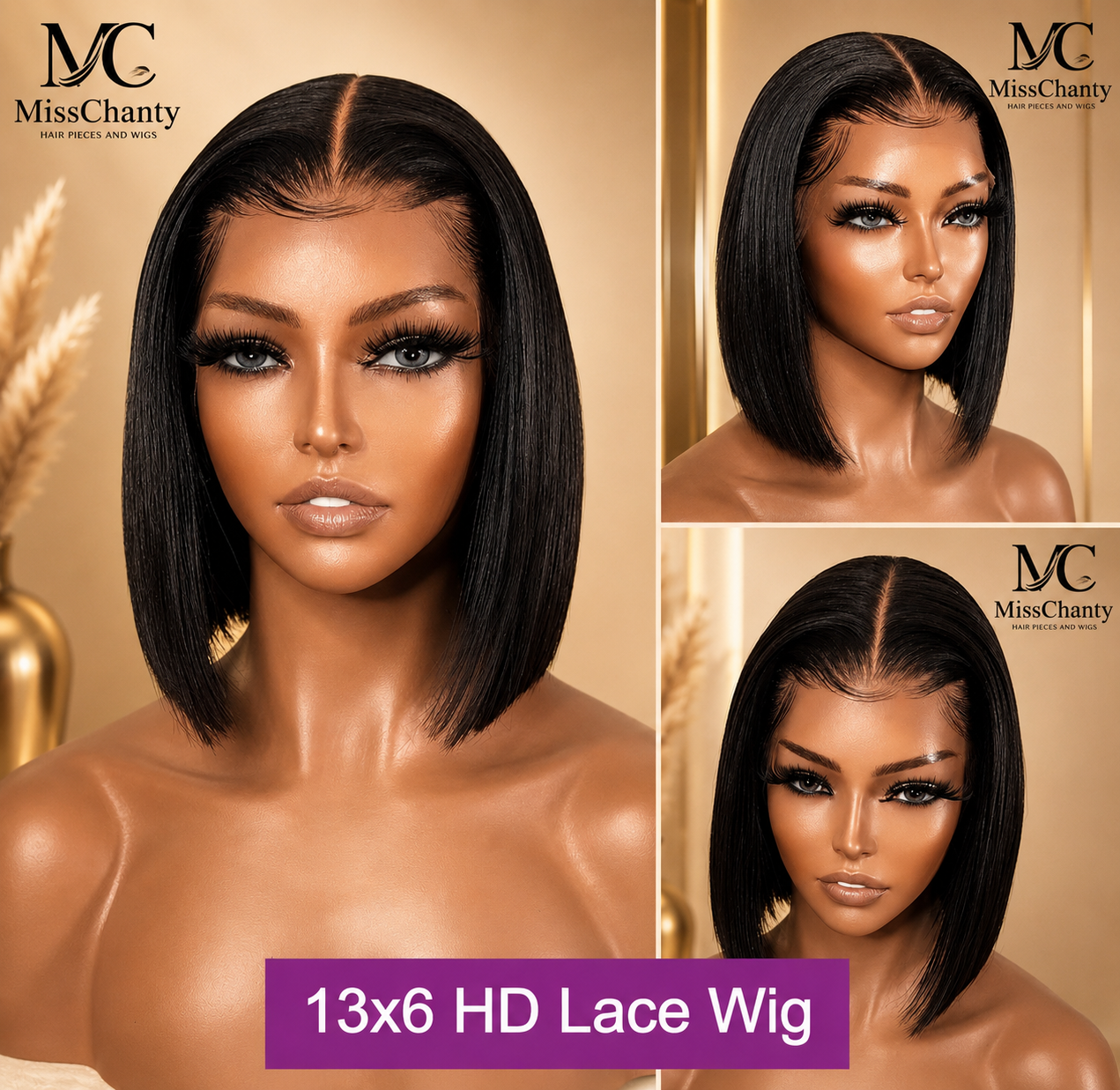 Lace Bob Wig – Natuurlijk, Elegant & Tijdloos
